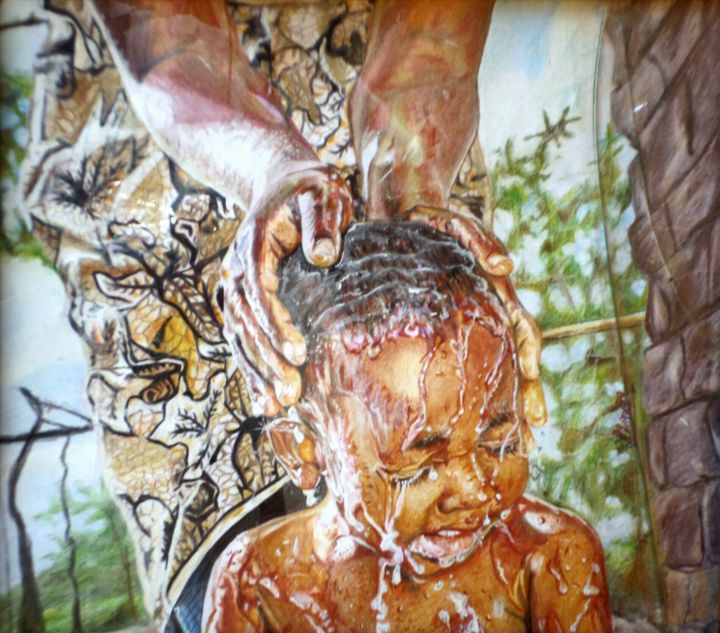 Peinture intitulée "rien-de-mieux" par Lionan, Œuvre d'art originale, Autre