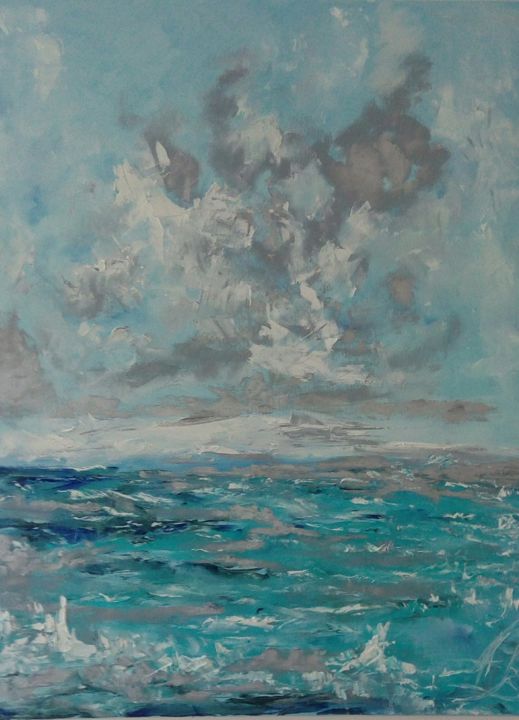 Painting titled "52743138-2582990717…" by Alicja Wierzbicka Art, Original Art, Oil