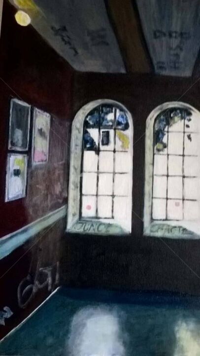 Painting titled "windows.jpg" by Lisa, Original Artwork