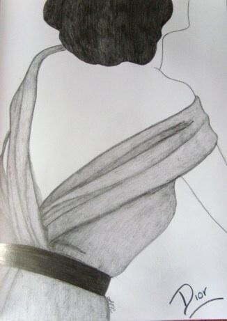 Disegno intitolato "Fashion2" da Lisa Chelkowski, Opera d'arte originale