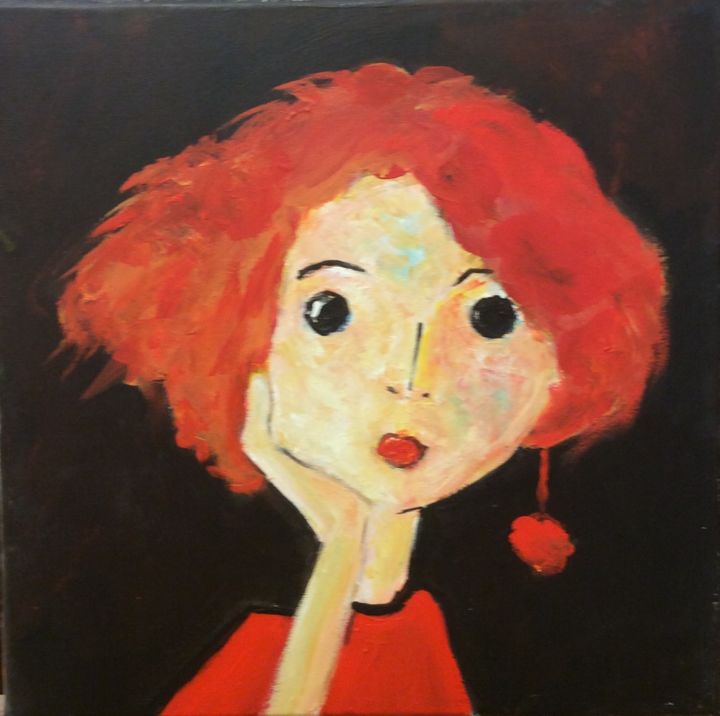 Peinture intitulée "59f38c9d-737b-425a-…" par Elisa Daulmerie, Œuvre d'art originale,