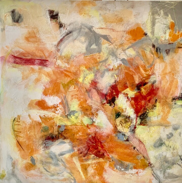 Картина под названием "En garde" - Lise Wuebben, Подлинное произведение искусства, Акрил Установлен на Деревянная рама для н…