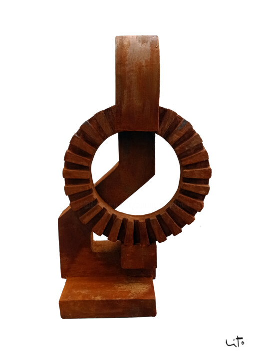 Sculpture intitulée "Corrosion I" par Lito, Œuvre d'art originale, Béton