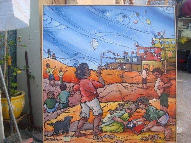 Painting titled "pinturitas_002.jpg" by Fresia Navarrete, Original Art, Oil