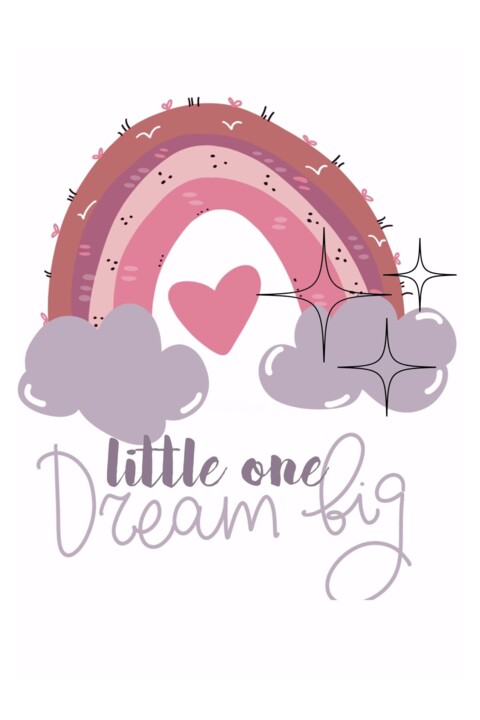 Цифровое искусство под названием "Dream big" - Littletreasure2024, Подлинное произведение искусства, Цифровая живопись