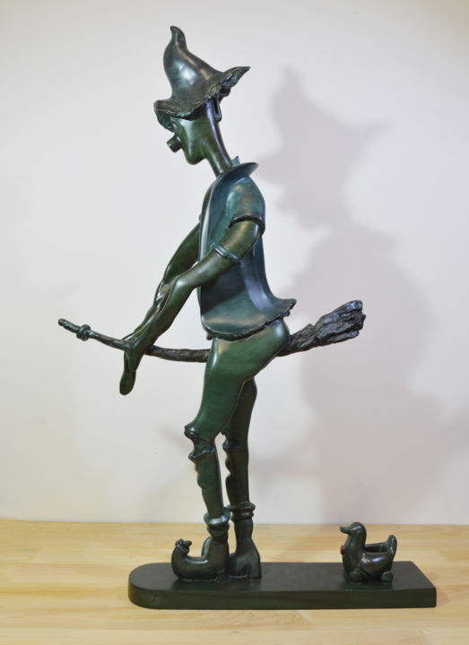 雕塑 标题为“一颗飘荡的心” 由Liuwei, 原创艺术品, 树脂