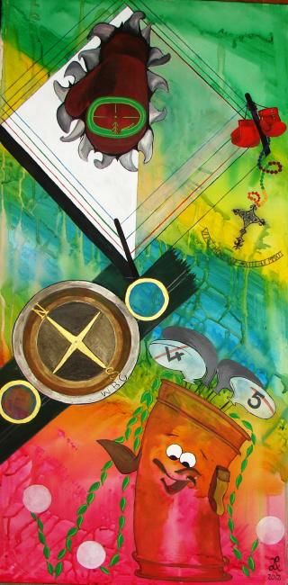 Картина под названием "Corrie Sanders" - Adri Liversage, Подлинное произведение искусства, Масло