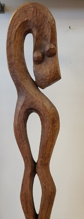 Sculpture intitulée "FEELINGS" par Liviu Brezeanu, Œuvre d'art originale, Bois