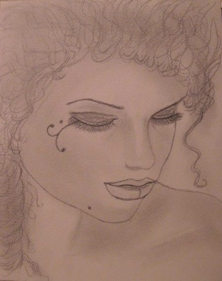 Drawing titled ""La Pulce d'Acqua",…" by Liza Peninon, Original Artwork, Pencil