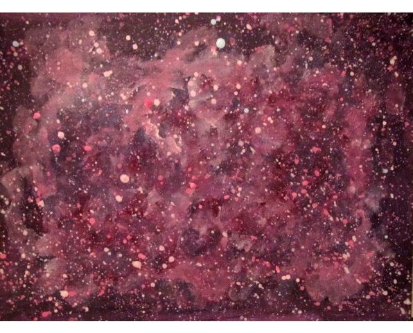 Peinture intitulée "Dream Nebula, abstr…" par Liza Peninon, Œuvre d'art originale, Acrylique