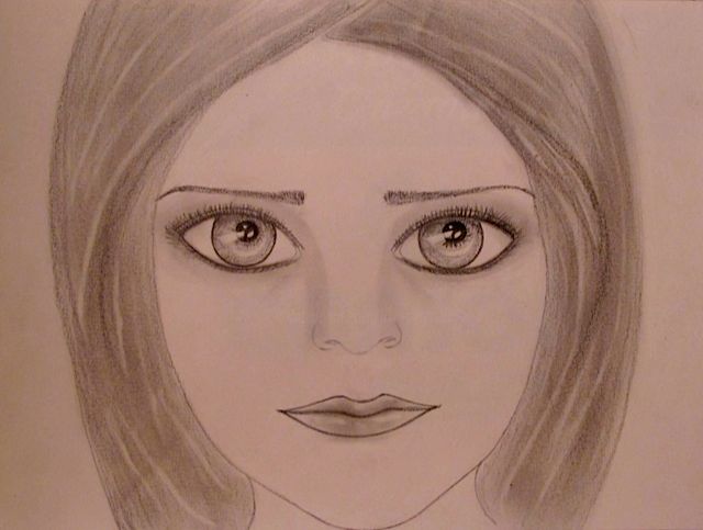 图画 标题为“"My eyes will tell…” 由Liza Peninon, 原创艺术品, 铅笔