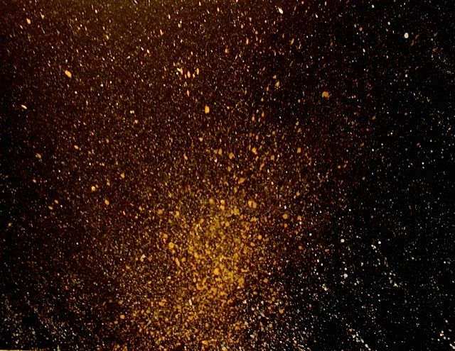 Картина под названием "Golden Meteor Showe…" - Liza Peninon, Подлинное произведение искусства, Акрил