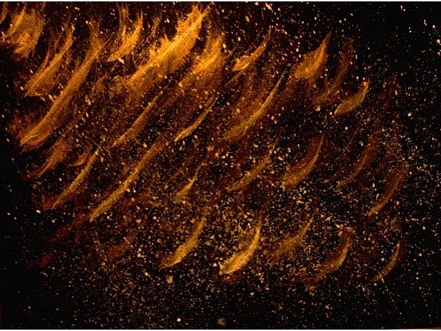 "Cosmic Flames, abst…" başlıklı Tablo Liza Peninon tarafından, Orijinal sanat, Akrilik