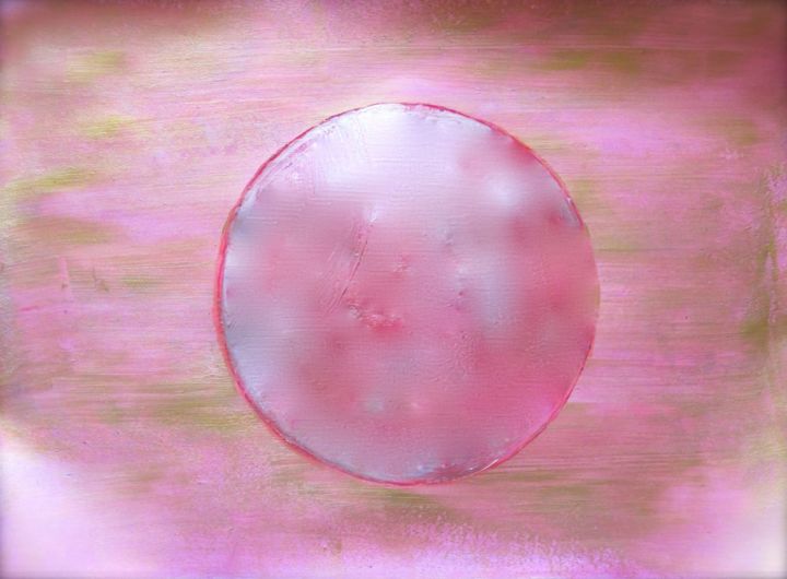 Peinture intitulée "Douceur opaline d'u…" par Liza Peninon, Œuvre d'art originale, Acrylique