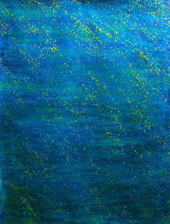 Pintura titulada "Underworld Nebula,…" por Liza Peninon, Obra de arte original, Acrílico