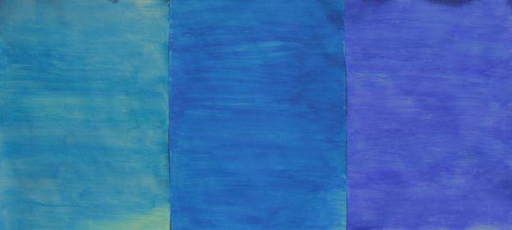 Pittura intitolato "Aqua Marina, abstra…" da Liza Peninon, Opera d'arte originale, Acrilico