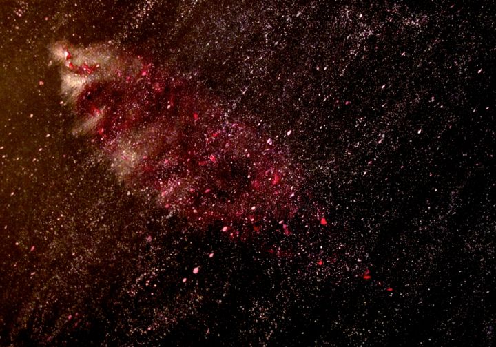 "Wounded Nebula, abs…" başlıklı Tablo Liza Peninon tarafından, Orijinal sanat, Akrilik