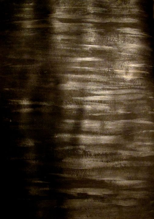 绘画 标题为“In the Dark, abstra…” 由Liza Peninon, 原创艺术品, 丙烯