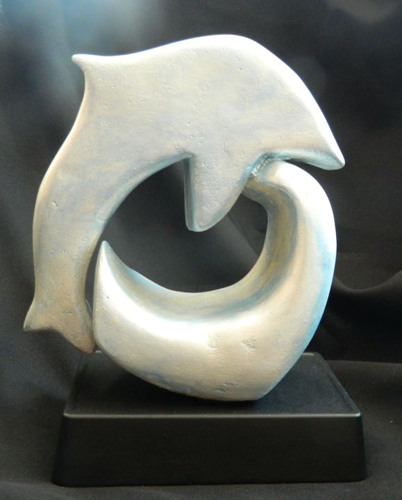 Skulptur mit dem Titel "Freedom - handmade,…" von Liza Wheeler, Original-Kunstwerk, Gemischte Medien