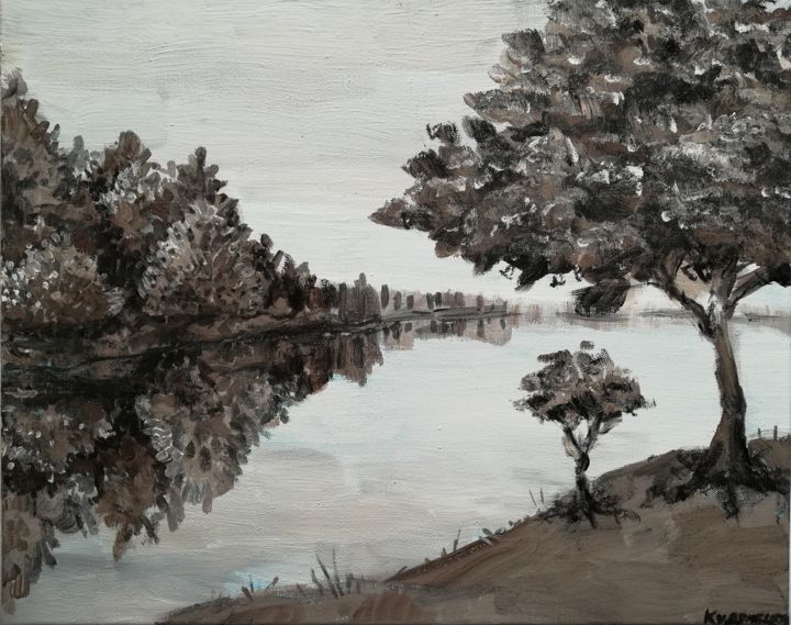 Painting titled ""Поколения"" by Elizaveta Kudryvtsva, Original Art, Gouache