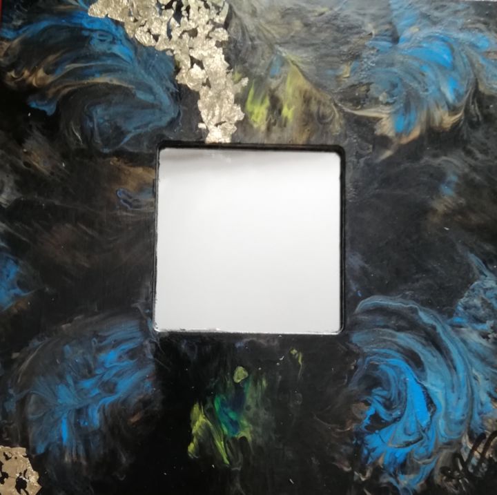 Ζωγραφική με τίτλο "sans titre" από Liz Sand, Αυθεντικά έργα τέχνης, Ακρυλικό Τοποθετήθηκε στο Ξύλινο πάνελ