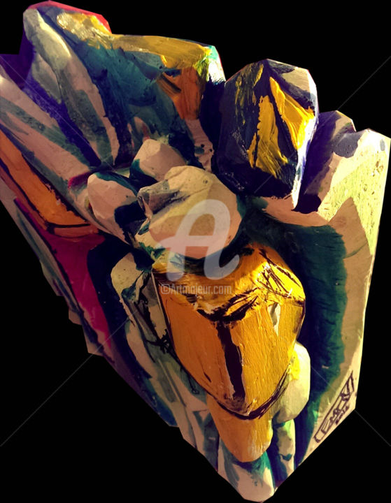 Sculpture titled "sculpture4web.jpg" by Lloyd Gill, Original Art, Plaster