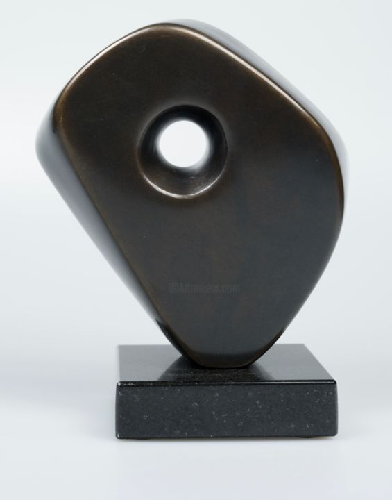 Sculpture titled "Homage to Hepworth" by Louis Moffett, Original Art, Bronze