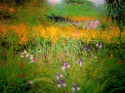 Pintura intitulada "Meu-jardim.jpg" por Mondego, Obras de arte originais