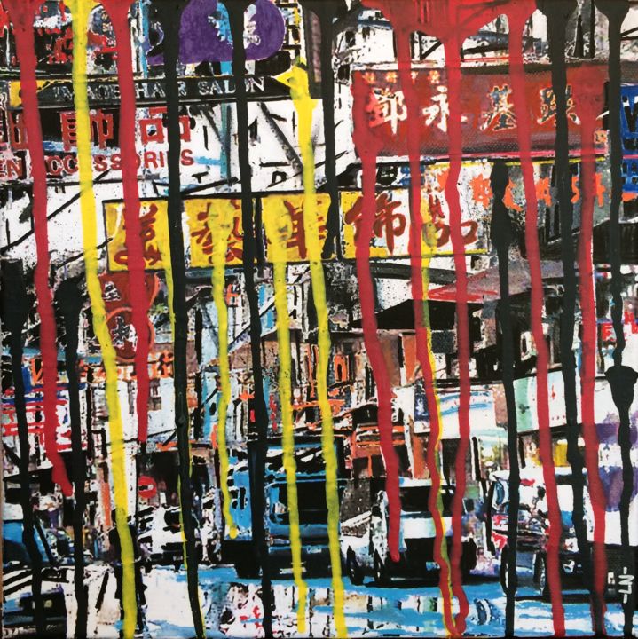 Painting titled "HK 06" by Ln, Original Artwork, Acrylic