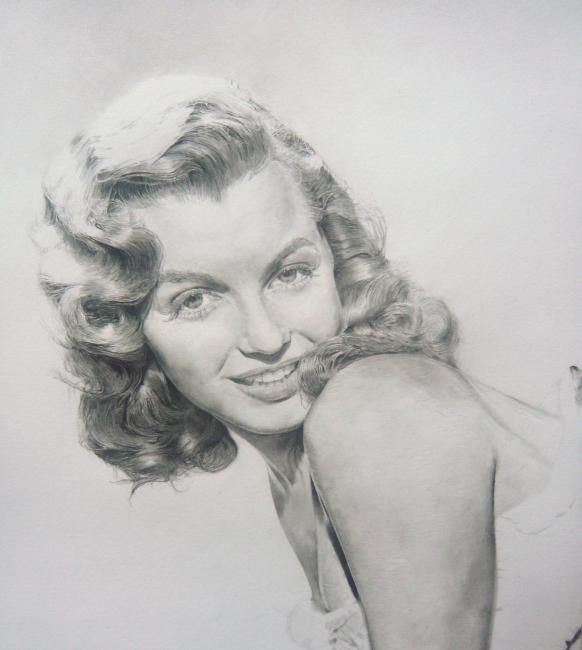 Dibujo titulada "Marilyn Monroe" por Loaded88, Obra de arte original, Otro