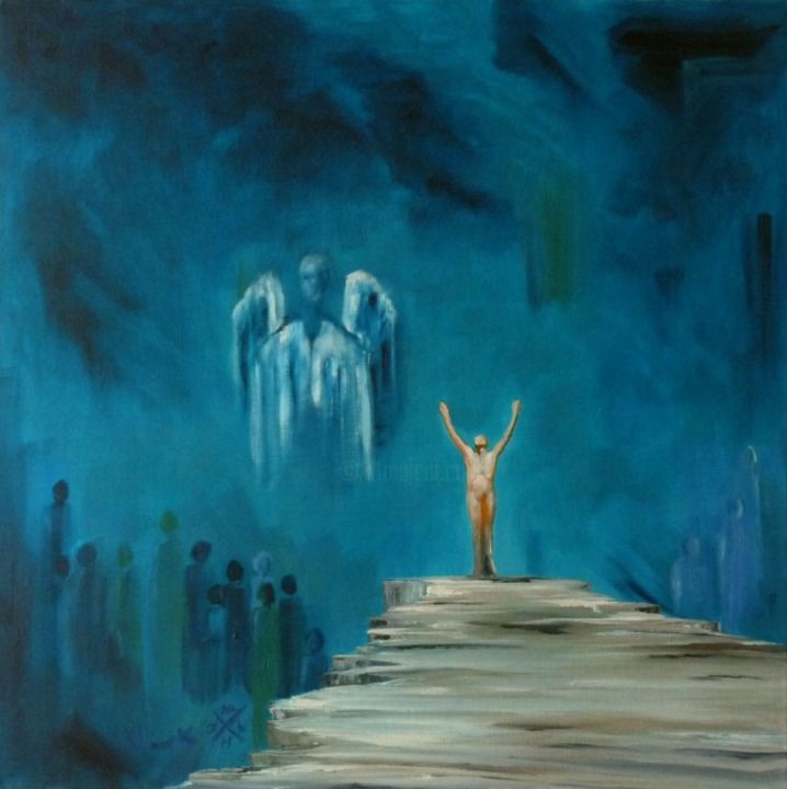 Painting titled ""Resurrection" By V…" by Vuk, Original Artwork, Oil