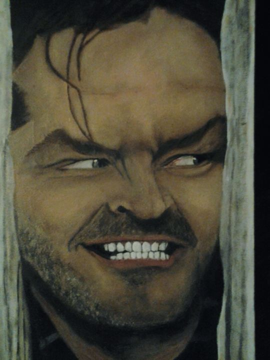 Schilderij getiteld "Jack" door Lobo, Origineel Kunstwerk, Anders
