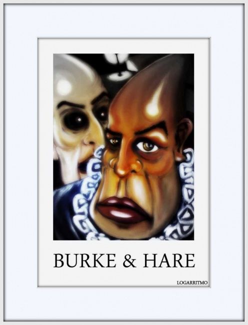 제목이 "Burke & Hare"인 디지털 아트 Logarritmo로, 원작