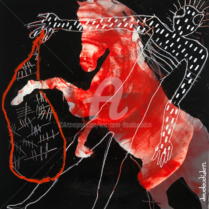 Peinture intitulée "Force est de consta…" par Loic Tarin (Doudoudidon), Œuvre d'art originale, Acrylique