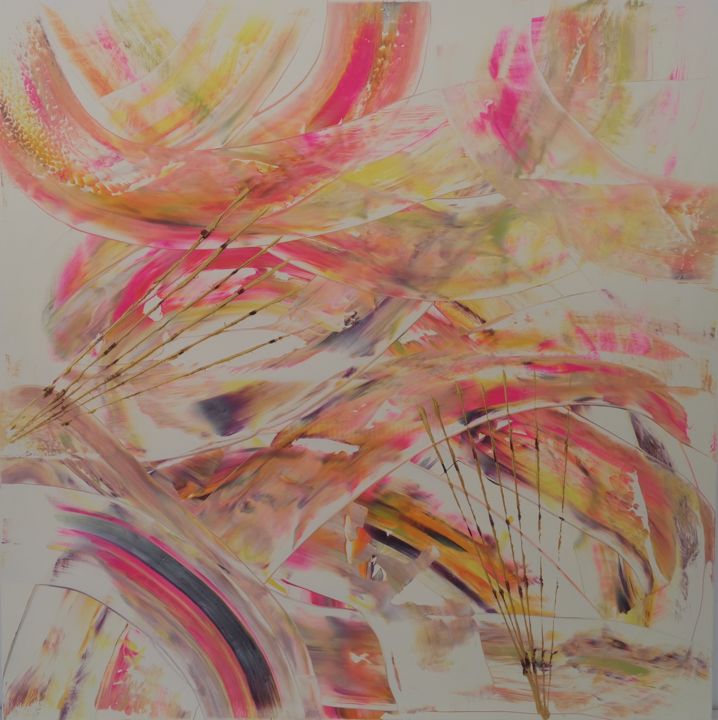 Painting titled "115/2021" by Loire, Original Art, Acrylic