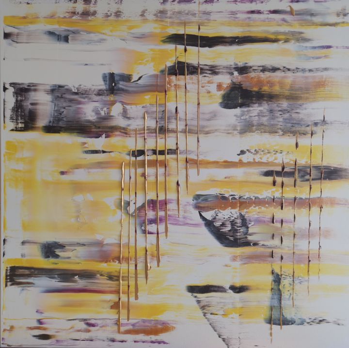 Painting titled "122/2021" by Loire, Original Art, Acrylic