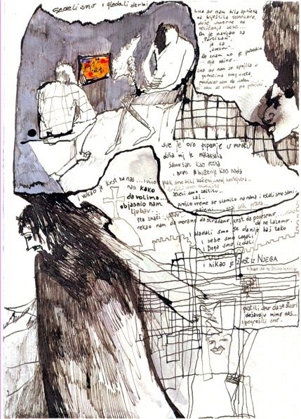 Drawing titled "79sstrips.jpg" by Predrag Lojanica, Original Art, Other