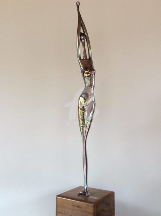 Sculpture intitulée "Nu Feminino" par Regina Avellar, Œuvre d'art originale