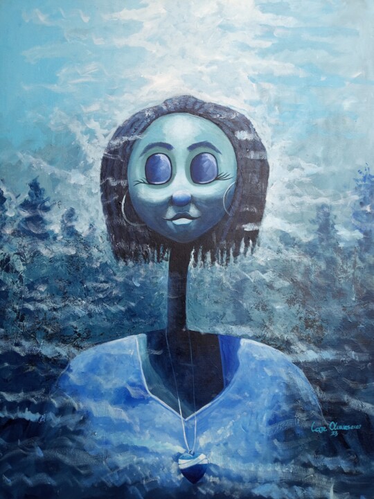 Malarstwo zatytułowany „Healing” autorstwa Loje Oluwaseun Loje, Oryginalna praca, Akryl