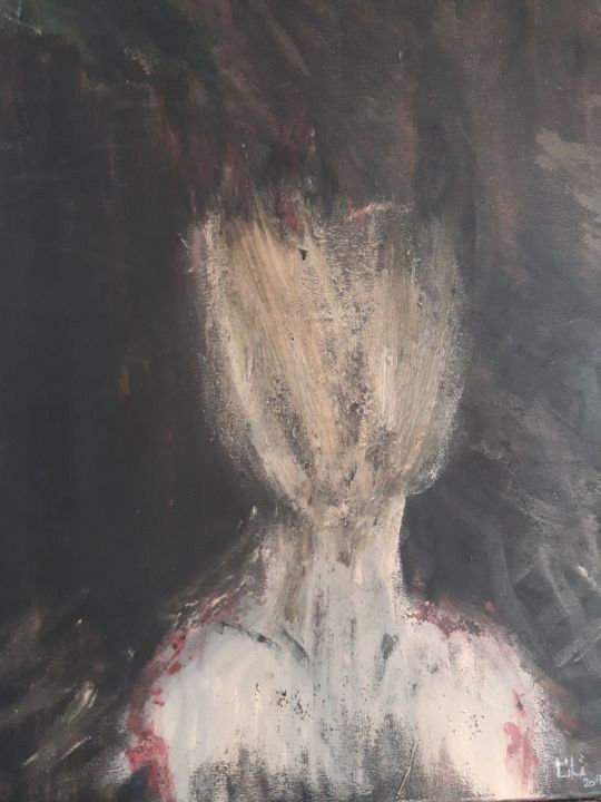 Peinture intitulée "Ecorché" par Lili Arpal, Œuvre d'art originale, Acrylique