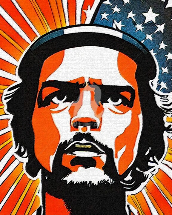 Che Guevara 086, Digital Arts by Joseph Long