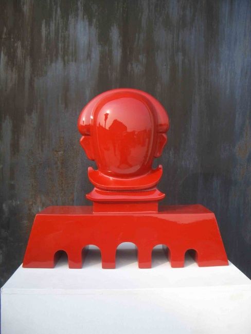 Skulptur mit dem Titel "中国 中国" von Jilong Chen, Original-Kunstwerk