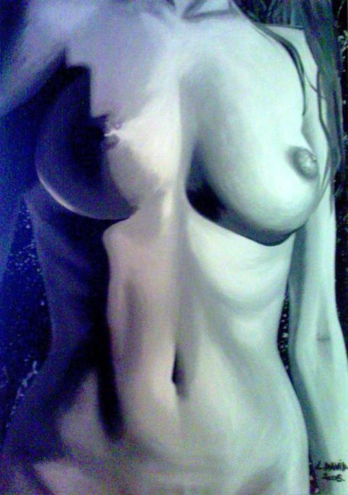 绘画 标题为“sexy curves” 由Ludovic David, 原创艺术品
