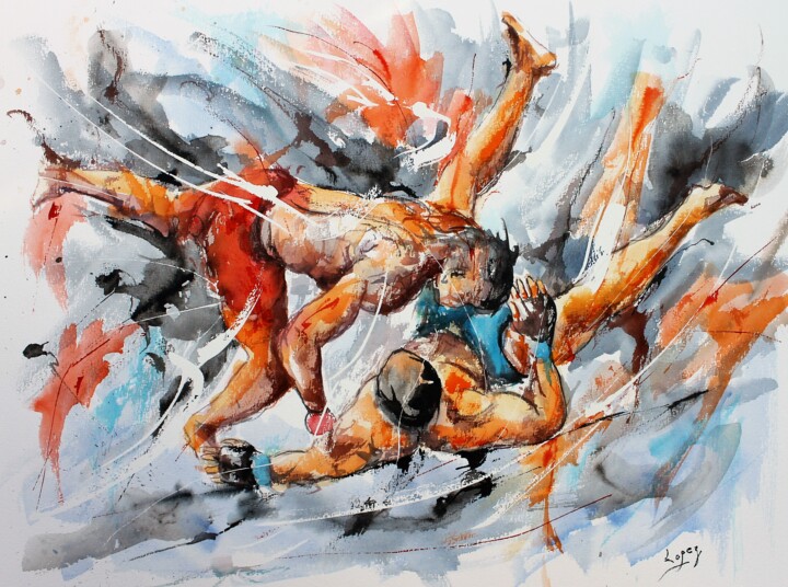 576 Soleil De Mma, Painting by Jean-Luc Lopez | Artmajeur