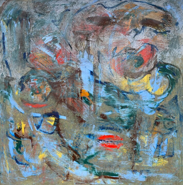 Malerei mit dem Titel "Freedom 2021-56" von Lora Pavlova, Original-Kunstwerk, Öl