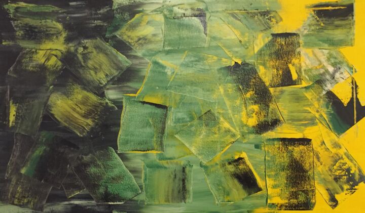 Pintura titulada "Absorción" por Loredana Ekdahl Giordani, Obra de arte original, Acrílico Montado en Bastidor de camilla de…