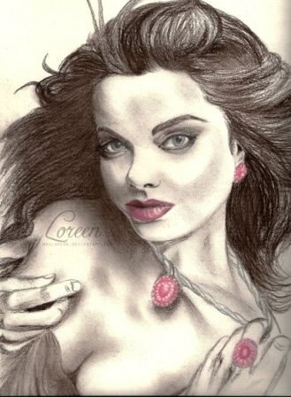Drawing titled "Natasha" by Tatiana Rudnevskaia, Original Artwork, Other