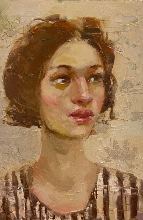 Картина под названием "Lines" - Lorena Iavorschi, Подлинное произведение искусства, Масло