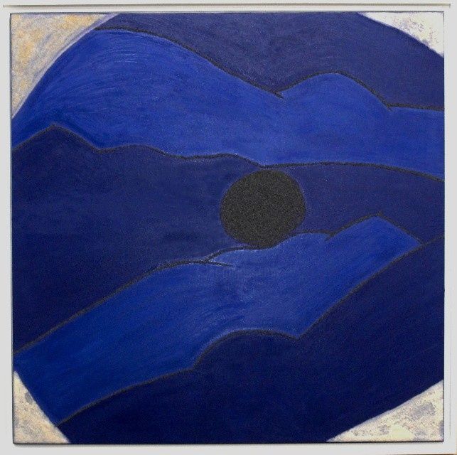 Painting titled "Blue Love" by Lorenadia Vidoni, Original Artwork, Other