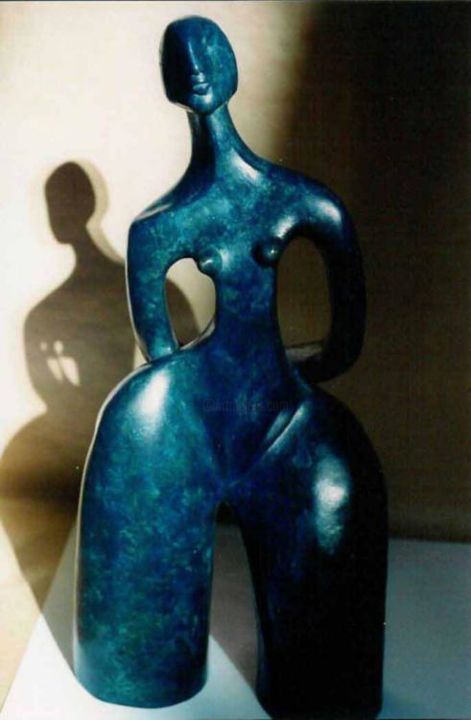 Sculpture intitulée "Distanciation" par Josie Lorente Achache, Œuvre d'art originale
